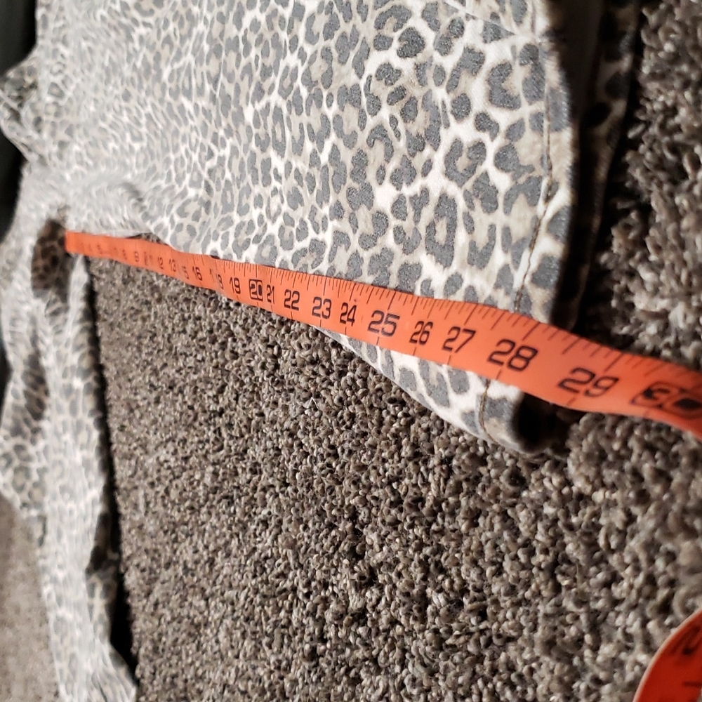 AMERICAN EAGLE Hi-Rise Stretch Jegging Leopard Print Skinny Women's Size 18 - Picture 11 of 13